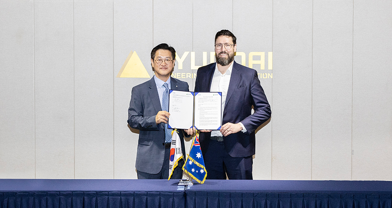 MOU signing between Hyundai E&C and AusNet
